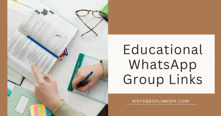 Educational WhatsApp Group Links