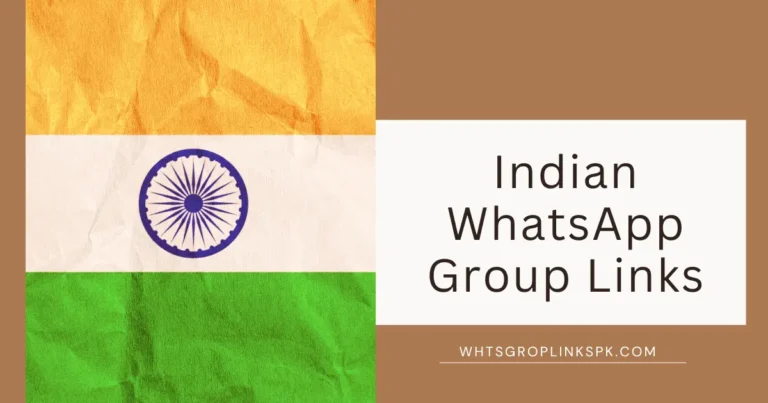 Indian WhatsApp Group Links