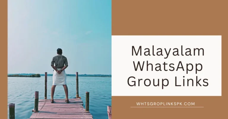 Malayalam WhatsApp Group Links