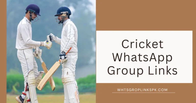 Cricket WhatsApp Group Links