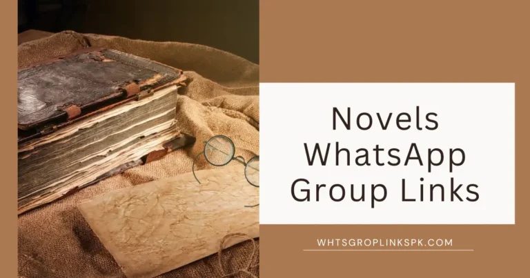 Novels WhatsApp Group Links