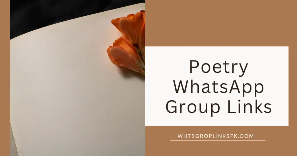 Poetry WhatsApp Group Links